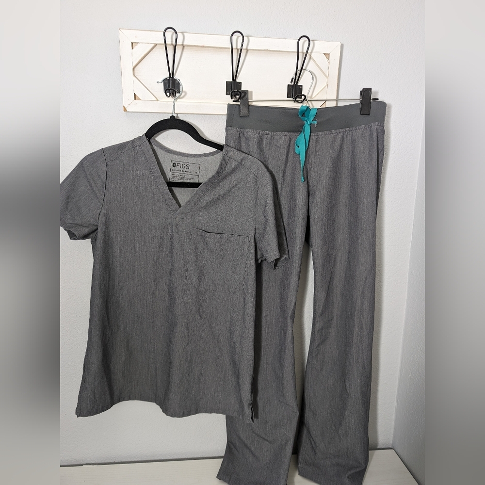 FIGS Catarina top and Livingston pants set sz XS/P